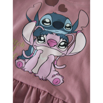  NAME IT Sweat Kjole Ansa Stitch Lilas